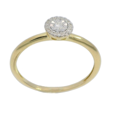 SORTIJA  BRILLANTES DI 1RD 0.04 CT  SI-H 18 SC 0.04 - RGB4180/0.08