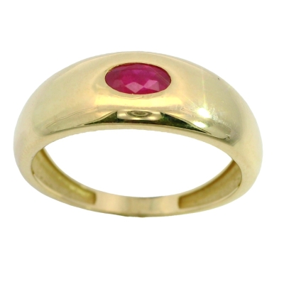 SORTIJA  CON  RUBI DE 5x3MM - RG5964/SR