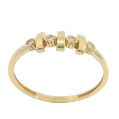 SORTIJA 4 PIEDRAS CON 3 SEPARADORES - RG5899