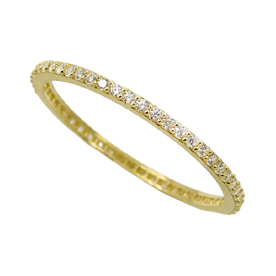 SORTIJA ALIANZA ENTERA CON CIRCONITAS - RG4844