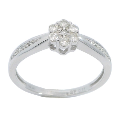 SORTIJA BRILLANTES  DI 17 RD 0.04 6 RD 0.13 DI 6 RD 0.01 SI-H - RGB4174/0.18