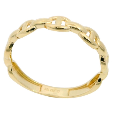 SORTIJA CADENA ESLABONES CALABROTE - RG5871