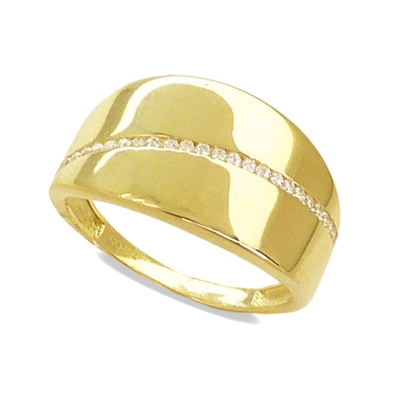 SORTIJA CON CIRCONITAS CABEZA DE 12MM. - RG4714