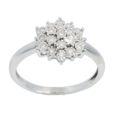 SORTIJA CUAJO 19 BRILLANTES    H-SI 0.095 CT TW - RGB4110/0.10