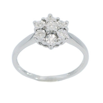 SORTIJA CUAJO 7 BRILLANTES 0.05 CT TW  H-SI - RGB4111/0.05