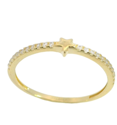 SORTIJA ESTRELLA CON CIRCONITAS - RG4185