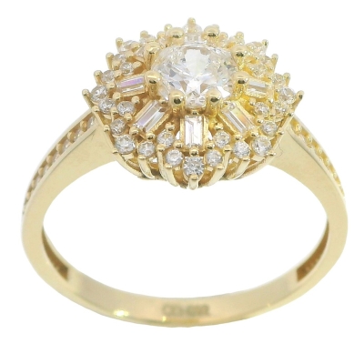 SORTIJA ORLAS PIEDRAS BAGUES CON PIEDRA CENTRAL - RG5890