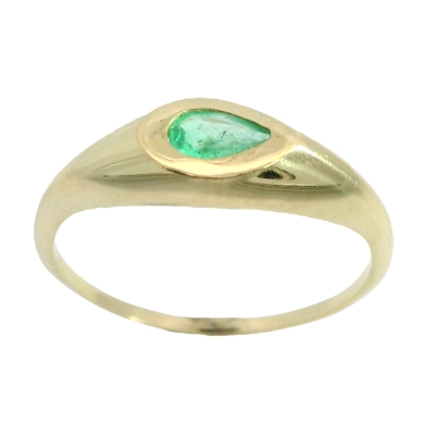 SORTIJA PERA  ESMERALDA DE 5x3MM - RG5963/SE