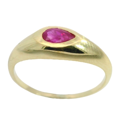 SORTIJA PERA  RUBI DE 5x3MM - RG5963/SR