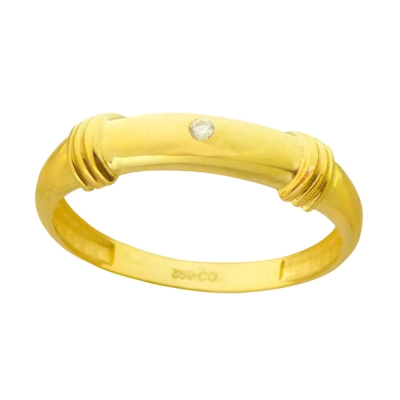 SORTIJA GALLONES Y CIRCONITA - RG5165