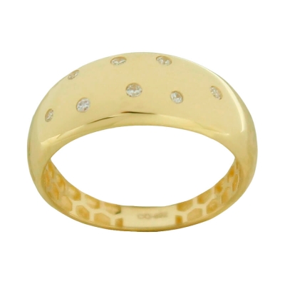 SORTIJA CON CIRCONITAS.CABEZA DE 8MM. - RG5705