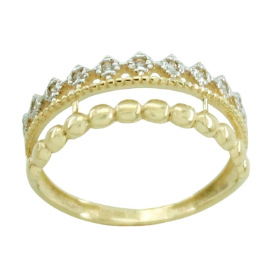 SORTIJA BOLAS Y CIRCONITAS - RG5765