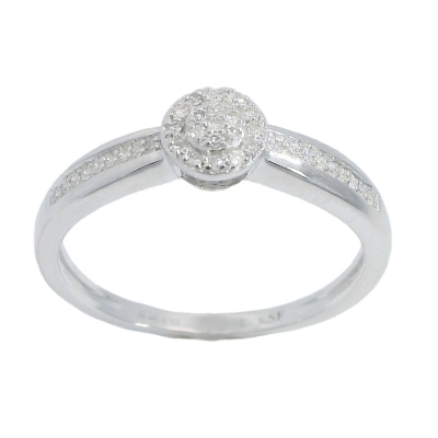 SORTIJA PRINCESA 19 BRILLANTES /0.057+18/0.043 H-SI - RGB4100/0.10