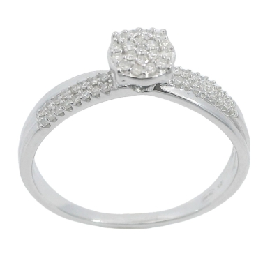 SORTIJA PRINCESA BRILLANTES 19/0.067+32/0.08 H-SI - RGB4071/0.15