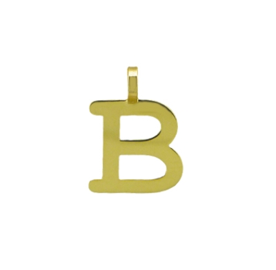 COLGANTE INICIAL LETRA "B".10MM - RG5000B