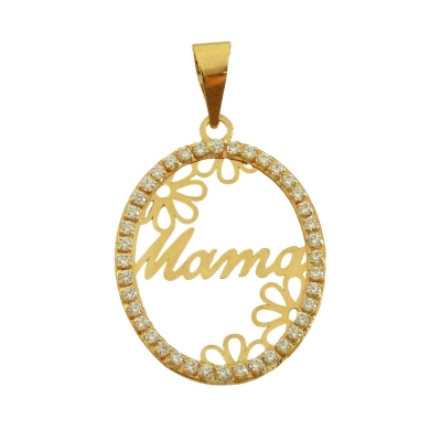 COLGANTE OVAL MAMA 19x15MM - RG5603