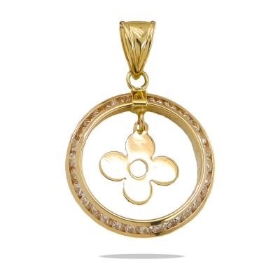 COLGANTE REDONDO CIRCONITAS CUATREBOL 17MM - RG3959