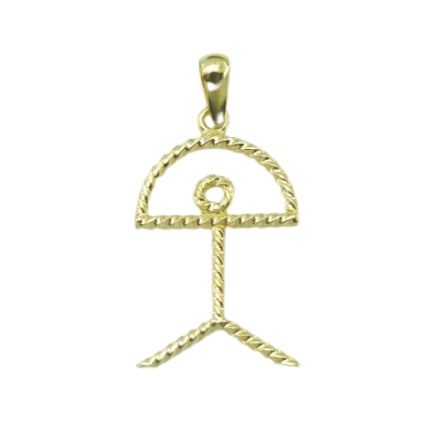 COLGANTE SILUETA INDALO  20x13MM - RG4232