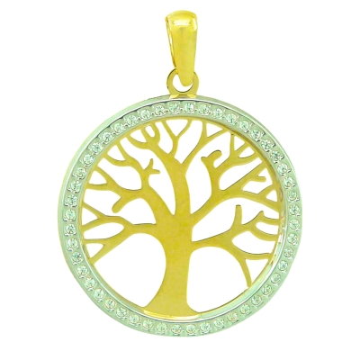 COLGANTE ÁRBOL DE LA VIDA CIRCONITAS. 20MM - RG3672