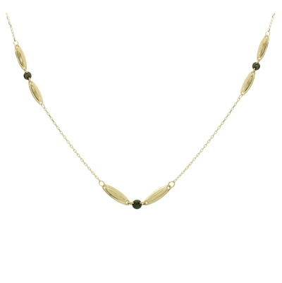 GARGANTILLA OVALES Y DISCOS NEGROS. - RG5780