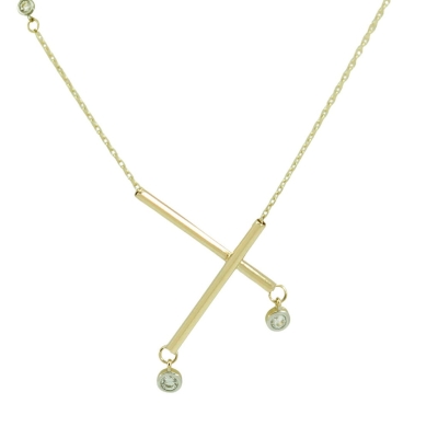 GARGANTILLA TUBOS Y CIRCONITAS. - RG5699