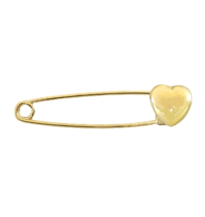 IMPERDIBLE LISO BEBE 33 MM MOTIVO CORAZON - RG2033