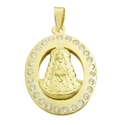 MEDALLA OVALADA VIRGEN DEL ROCIO 20x10MM. - RG5845