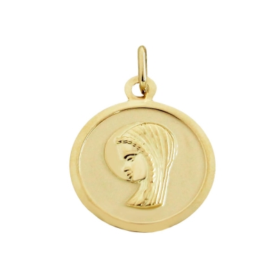 MEDALLA REDONDA VIRGEN NIÑA 20MM - RG5726