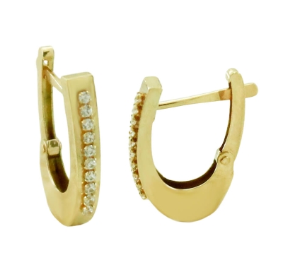 MEDIOS AROS CON CIRCONITAS.15x2'5MM. - RG5839