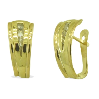 PENDIENTES CON CIERRE CATALAN.14x6MM. - RG4330