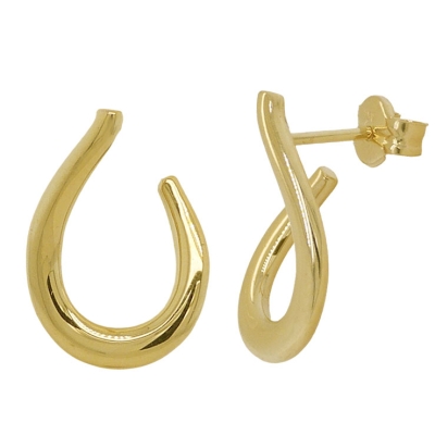 PENDIENTES ONDULADOS 15x10MM.PRESION. - RG5688