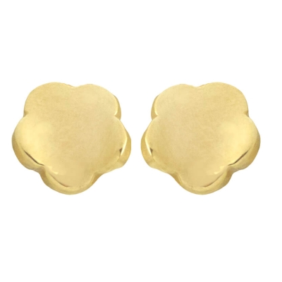 PENDIENTES FLOR CONCAVA 12MM.CIERRE DE PRESION. - RG4295