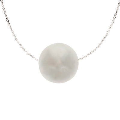 COLGANTE BOLA LISA PASADA 8MM CADENA 45CM - RG3831B