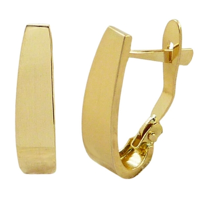 PENDIENTES MEDIO ARO 14x4MM,CIERRE CATALAN. - RG5368