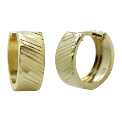 AROS HUGGIE TALLADOS 14x6MM. - RG5787