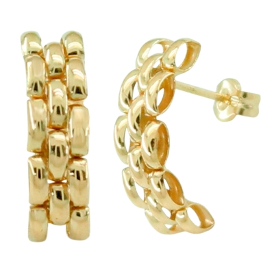 PENDIENTES PANTER  17x5MM.PRESION. - RG5828