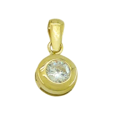 COLGANTE CHATON PIEDRA 3MM CON REASA - RG1673/C