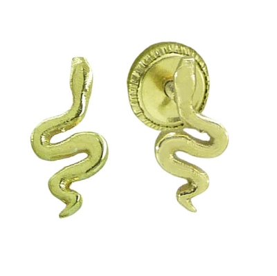 PENDIENTES SERPIENTE 9MM.ROSCA. - RG5613