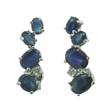 PEND.ZAFIRO 4*3MM DIAMANTE 0.03CT H-SI - RGB4108PZ/0.03