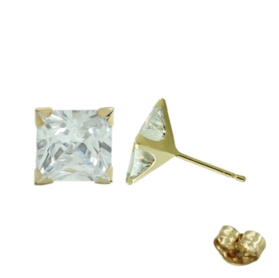 PENDIENTE BECKHAM CARRE 5x5  PRESIÓN - RG6160