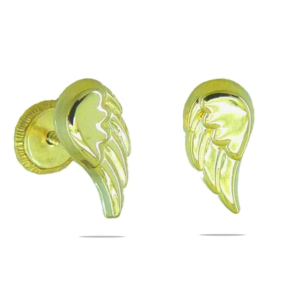 PENDIENTES ALAS 10MM.ROSCA. - RG4263