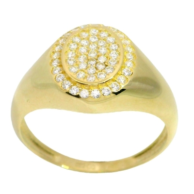 SORTIJA OVAL DE CIRCONITAS. - RG5980