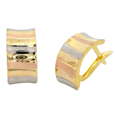 MEDIOS AROS TRICOLOR CIERRE  CATALAN.13x7MM. - RG38