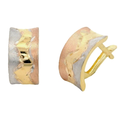 MEDIOS AROS TRICOLOR CIERRE  CATALAN.13x7MM. - RG40