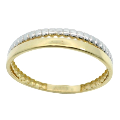 SORTIJA BANDA BICOLOR - RG00063S