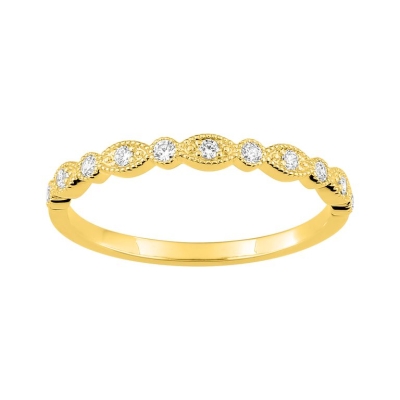 Anillo de Oro Amarillo 18K con Diamantes Naturales, 0,013 ct - ARY181763430