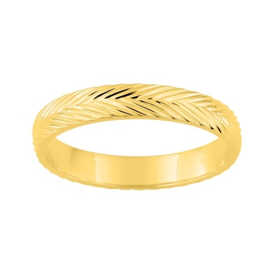 Alianza Oro Amarillo 18K Media Caña 3,5 mm - ARY181767400