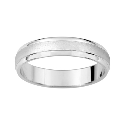 Alianza Fantasía de Plata 925 Rodinada, 4 mm- ARYAG337059