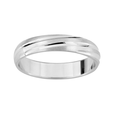 Alianza de Plata 925, 4 mm - ARYAG337103