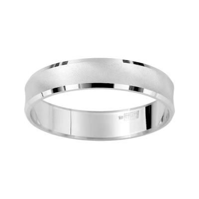 Alianza Fantasía de Plata 925 Rodinada, 4 mm - ARYAG337168